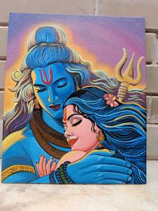 Shiv Parvati Painting