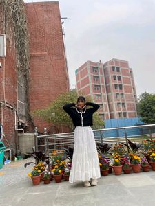 SALE 🛍️ ‼️Pinterest Trendy White Long Skirt