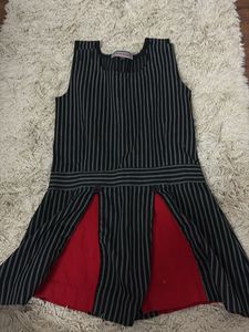 Striped Fit &amp; Flare Dress