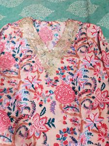 Floral Print Kurta Set