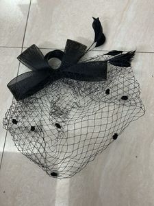 Black Bow Hair Accessory