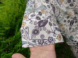 Patterned Midi Dress