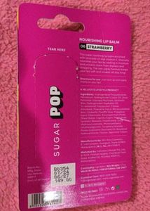 Sugar Pop Strawberry Lip Balm