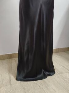 Sleek Black Halter Maxi Dress