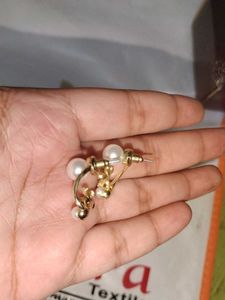 Pearl &amp; Crystal Flower Earrings