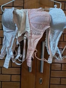 Combo  Of  Four Imported Fabric Bra