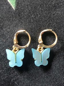 Butterfly Drop Earrings
