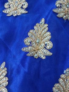 Royal Blue Lehenga With Chunni+blouse