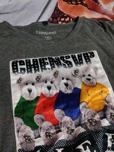 Capichino Teddy Bear Graphic Tee