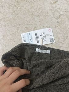 Olive Green Textured Top