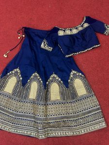 Elegant Blue Lehenga Choli Set