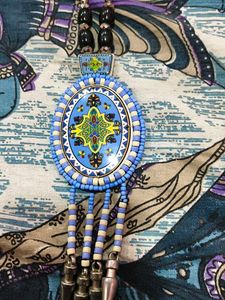Boho Beaded Pendant Necklace