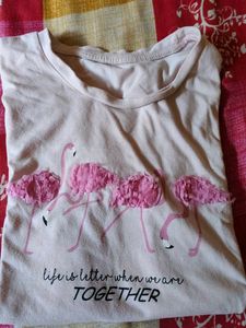 Pink Flamingo Graphic Tee