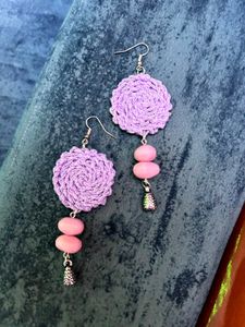 Crochet handmade earing mono Colour