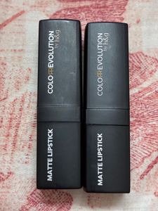 Used Lipsticks Brown And Pink Matte