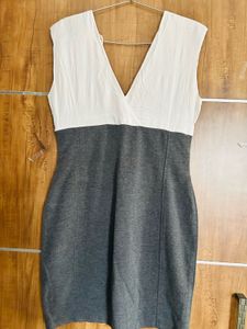 White &amp; Greay Mini One Pice