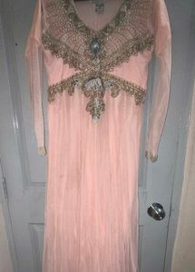 Elegant Ethnic Gown with stone work