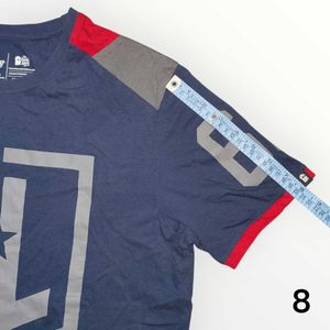 Men&#39;s Justice League: Logo Blue Printed Regular
