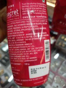 Secret Temptation Talcum powder