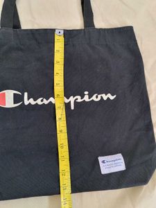 Champion Black Tote Bag