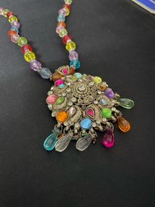Colorful Beaded Fashion Necklace