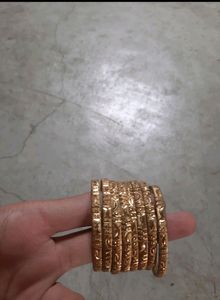 Golden Brass Chudiyan