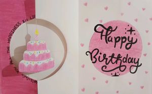 Mini Birthday Greeting Card