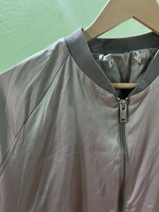 Bomber silver Jacket