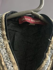 Elegant Black Embroidered Kurti