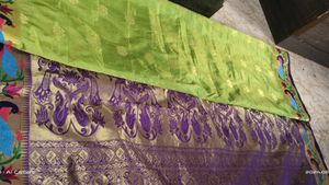 One Time Use Saree Paithani Totali New Hai