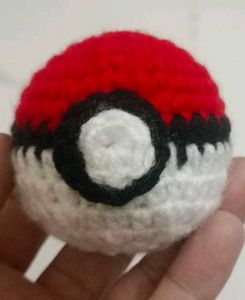 Crochet Pokeball Plush,