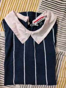 Neavy Blue Stripped Top
