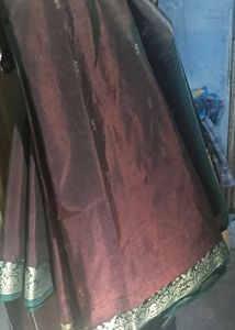 Double Saded Silk Saree Without Blouse
