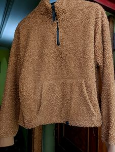 Brown Fleece Sweatshirt