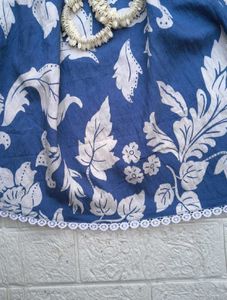 Blue Short Kurti 💙
