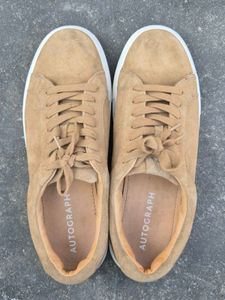 M&amp;S Autograph Suede Lace-Up Sneakers