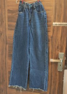 Blue Color Straight Fit Denim