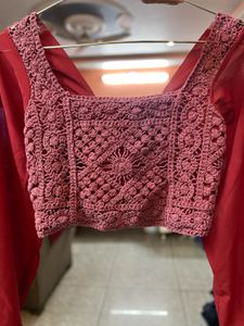 Crochet Long Sleeve Top