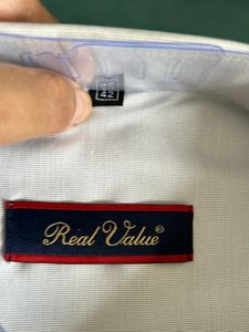 White Cotton Brand New Shirt