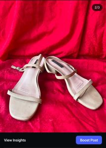 Elegant Nude Strappy Sandals