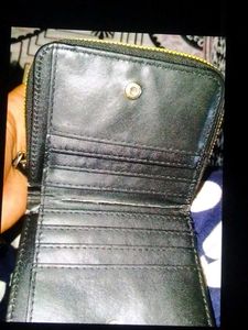 Quilted Black Wallet