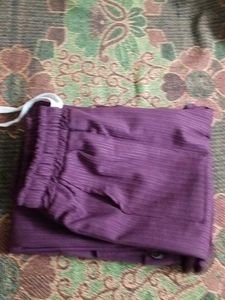Purple Cargo Pants