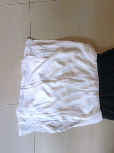 Chic White &amp; Black Dress