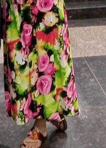 Floral Print Skirt + Top