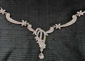 Necklace 🧣 Earring Silver Stone