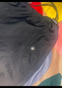 Black Strings Parachute Pant Urbanic