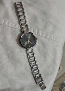 Silver &#39;Frence&#39; Watch
