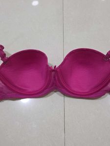 Pink Polka Dot Bra from Paris