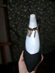 Black Heels with Ankle Detail