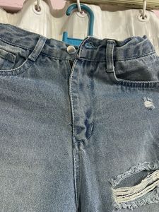 Ribbed Mom Jeans